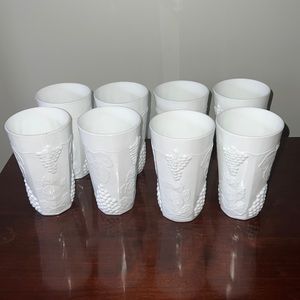 Set of 4 Indians Glass Tumblers from the 1960’s